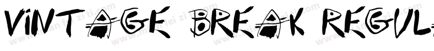 Vintage Break Regula字体转换
